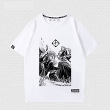 Load image into Gallery viewer, Bleach Front Pattern Summer T-shirt
