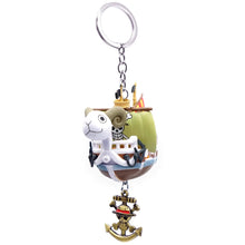 Load image into Gallery viewer, One Piece Straw Hat Pirates Ship Keychain
