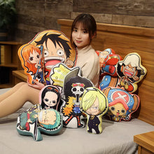 Load image into Gallery viewer, One Piece Straw Hat Member Back Pillow
