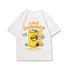 Load image into Gallery viewer, Demon Slayer Like Summer T-shirt
