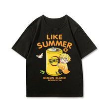 Load image into Gallery viewer, Demon Slayer Like Summer T-shirt
