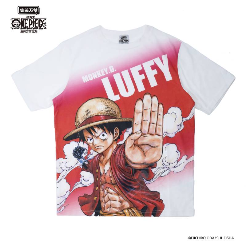 One Piece Straw Hat Crew Comic Summer T-shirt