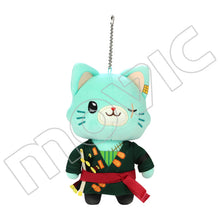 Load image into Gallery viewer, One Piece Cat Cosplay Plush Toy Keychain
