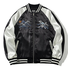 Load image into Gallery viewer, One Piece  Luffy, Zoro, Sanji in Kimono Embroidery Baseball Jacket
