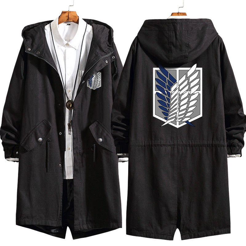 Attack On Titan Mid Length Trench Coat