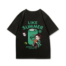 Load image into Gallery viewer, Demon Slayer Like Summer T-shirt

