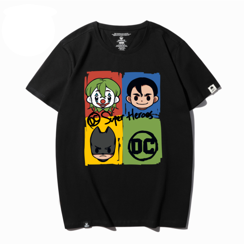 DC Comics Four Grid Summer T-shirt