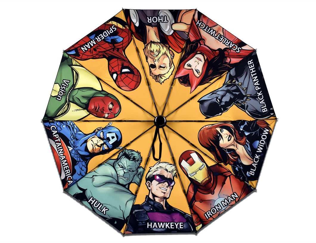 Marvel Theme Short Handle Umbrealla