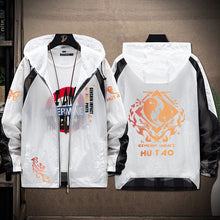 Load image into Gallery viewer, Genshin Impact Hutao Zip Up Windbreaker Jacket
