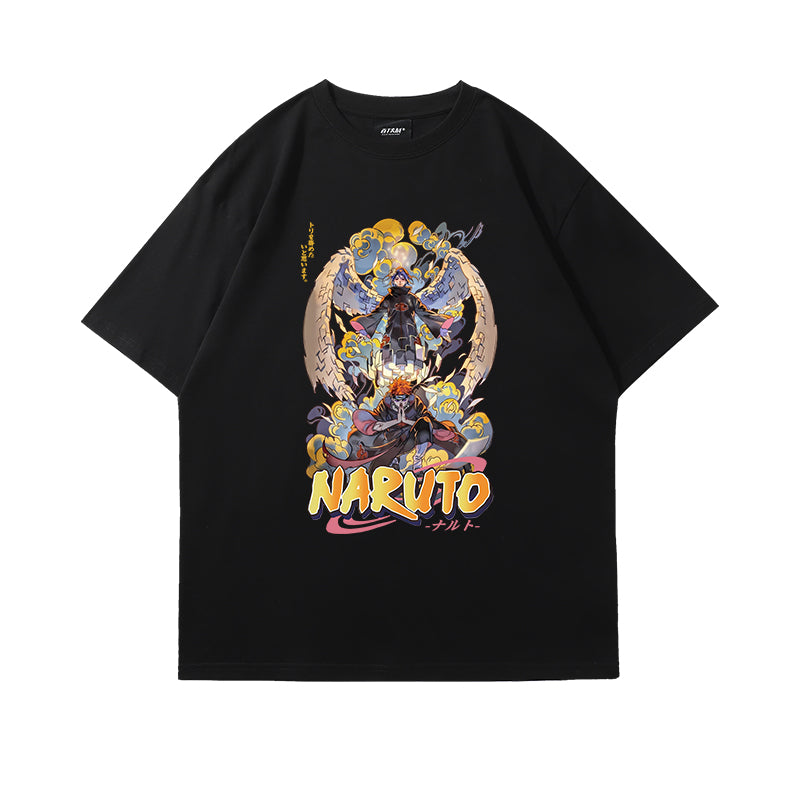 Naruto Shippuden Konan and Nagato Loose Fit Summer T-shirt