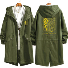 Load image into Gallery viewer, Attack On Titan Mid Length Trench Coat
