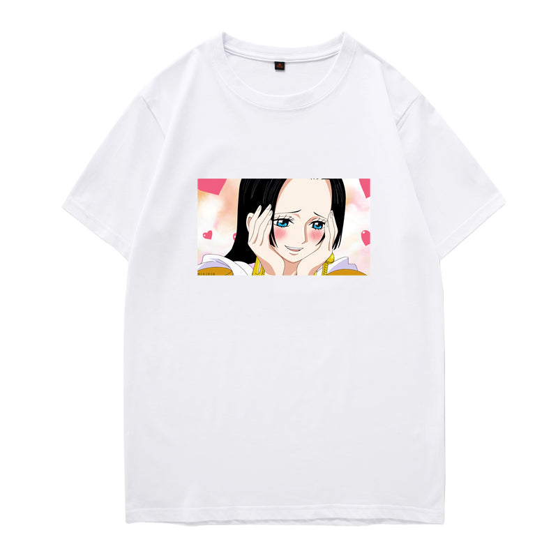 One Piece Shy Boa Hancock Summer T-shirt