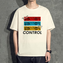 Load image into Gallery viewer, Chainsaw Man Black&amp;White Summer T-shirt
