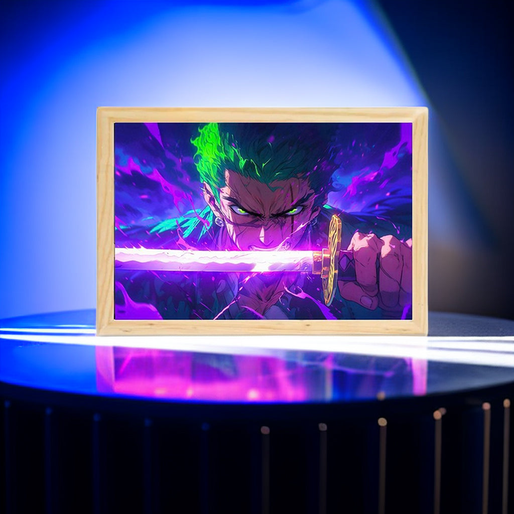 One Piece Zoro USB Printing Lamp