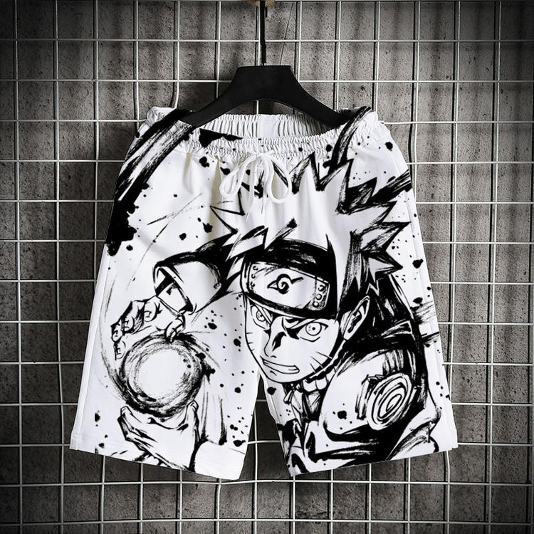 Naruto Ink Painting Style Shorts