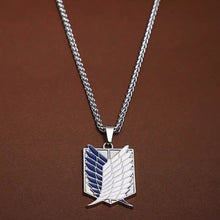 Load image into Gallery viewer, Attack on Titan Freedom Wings Necklace
