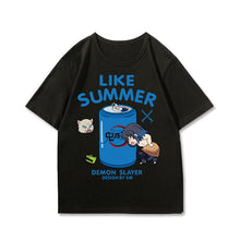 Load image into Gallery viewer, Demon Slayer Like Summer T-shirt
