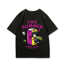 Load image into Gallery viewer, Demon Slayer Like Summer T-shirt

