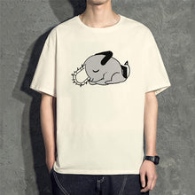 Load image into Gallery viewer, Chainsaw Man Black&amp;White Summer T-shirt

