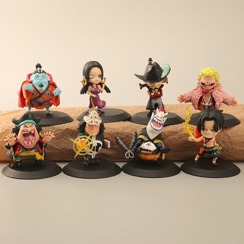 One Piece Old Seven Oka Shichibukai Mini Figure Set
