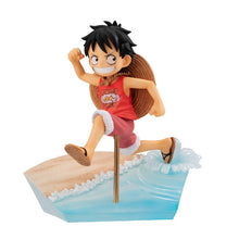 Load image into Gallery viewer, One Piece MegaHouse GEM Child Luffy Run Run Run Figure Statue
