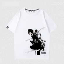 Load image into Gallery viewer, Bleach Front Pattern Summer T-shirt
