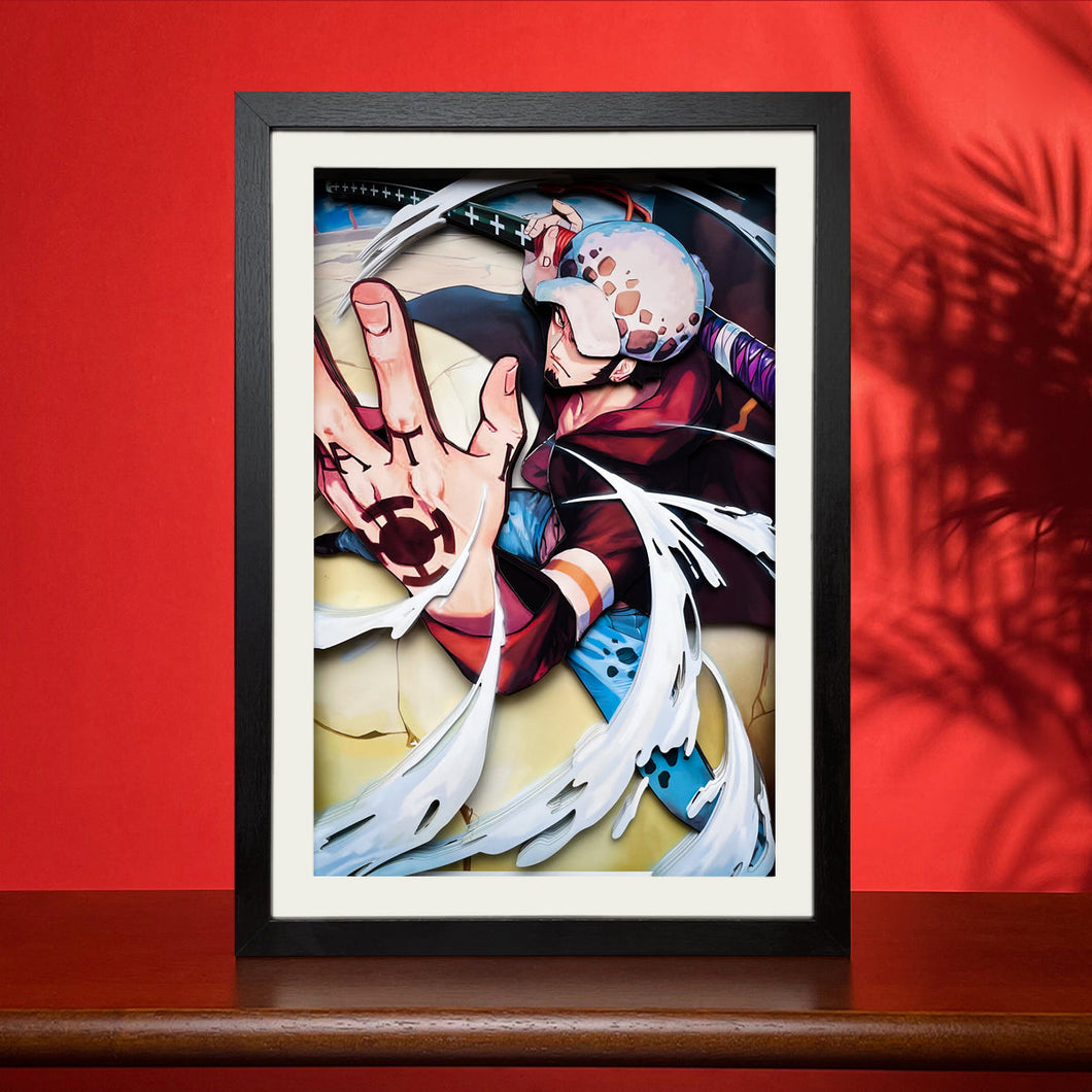 One Piece Trafalgar D. Water Law 3D Painting