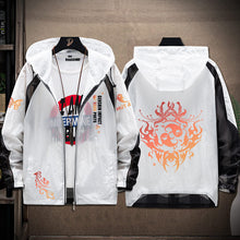 Load image into Gallery viewer, Genshin Impact Hutao Zip Up Windbreaker Jacket
