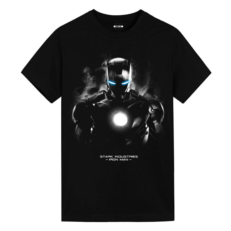 Marvel Heroes Black Summer Tee