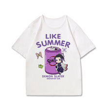 Load image into Gallery viewer, Demon Slayer Like Summer T-shirt
