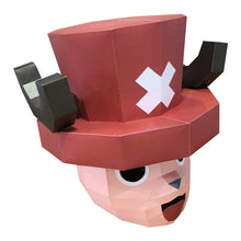 Load image into Gallery viewer, One Piece Tony Tony Chopper Paper DIY Cosplay Mask
