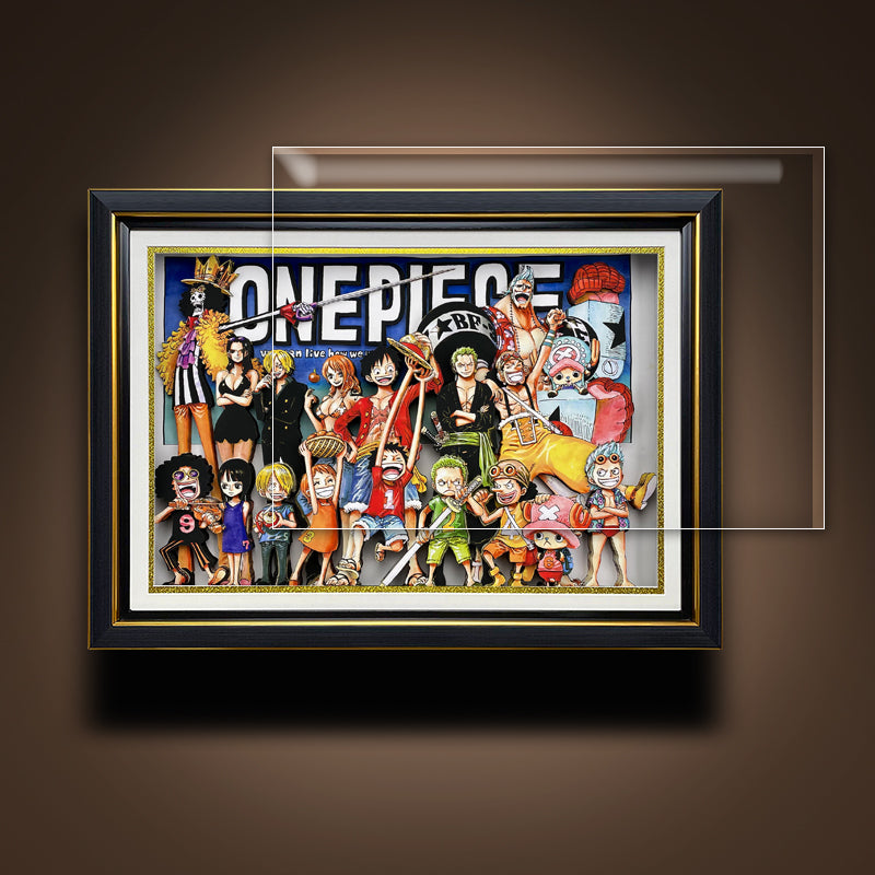 One Piece Straw Hat Pirates 3D Childhood To Adult Painting