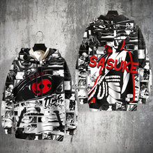 Load image into Gallery viewer, Naruto Comic Stitching Style Pullover Hoodie
