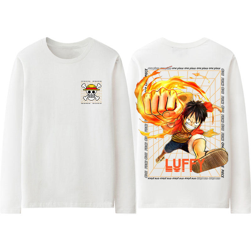 One Piece White Character Sweatshirt