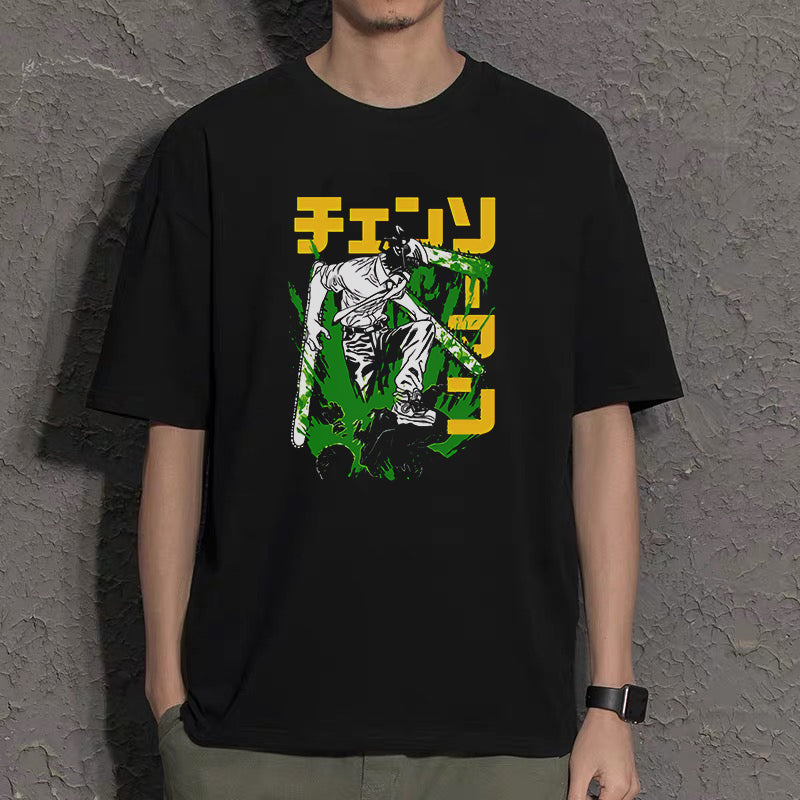 Chainsaw Man Black&White Summer T-shirt