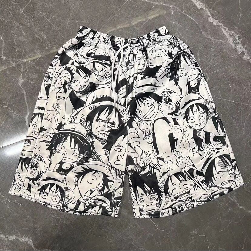 One Piece Summer Beach Shorts