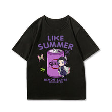 Load image into Gallery viewer, Demon Slayer Like Summer T-shirt
