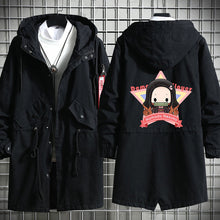 Load image into Gallery viewer, Demon Slayer Long Cotton Trench Coat
