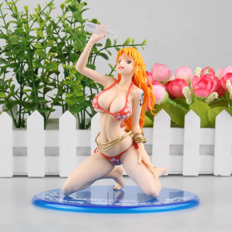 One Piece Nami Drinking Water Figure Statue