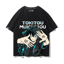 Load image into Gallery viewer, Demon Slayer High Street Fashion Summer T-shirt
