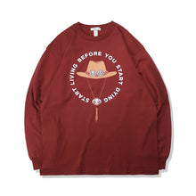 Load image into Gallery viewer, One Piece Three Brothers&#39; Hat Long-sleeve T-shirt

