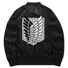 Load image into Gallery viewer, Attack on Titan Baseball Jacket
