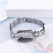 Load image into Gallery viewer, Attack on Titan Freedom Wings Bracelet
