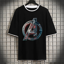 Load image into Gallery viewer, Marvel Character Black Summer Tee
