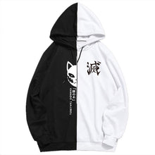 Load image into Gallery viewer, Demon Slayer Tanjiro Mask Colorblocked Hoodie
