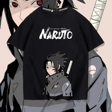 Load image into Gallery viewer, Sasuke Uchiha Carrying Sword Summer T-shirt
