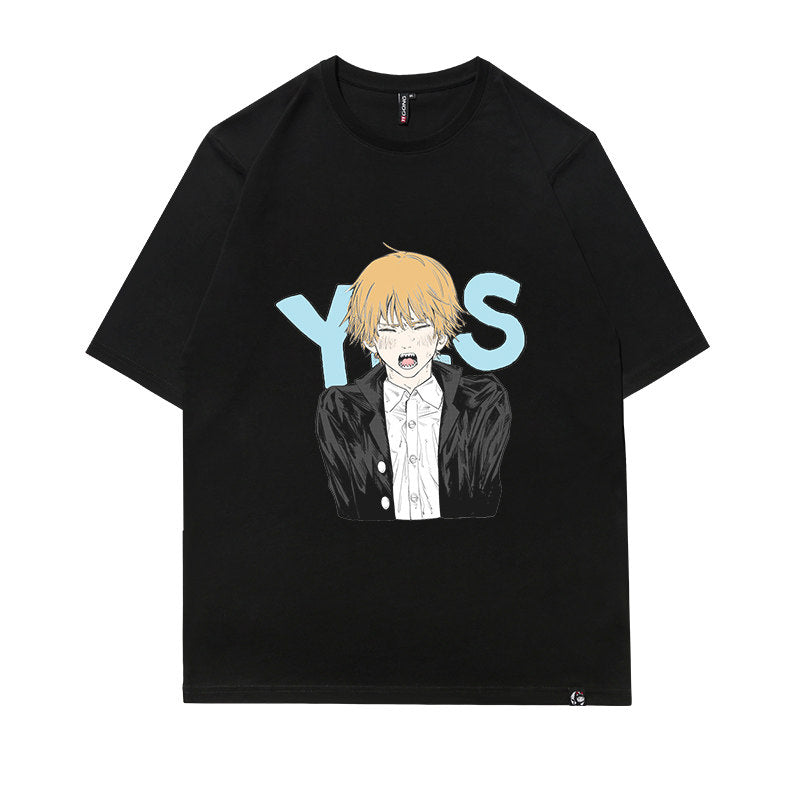 Chainsaw Man Denji and Reze Couple Matching T-shirt