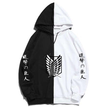 Load image into Gallery viewer, Attack on Titan Survey Corps Logo Colorblocked Hoodie
