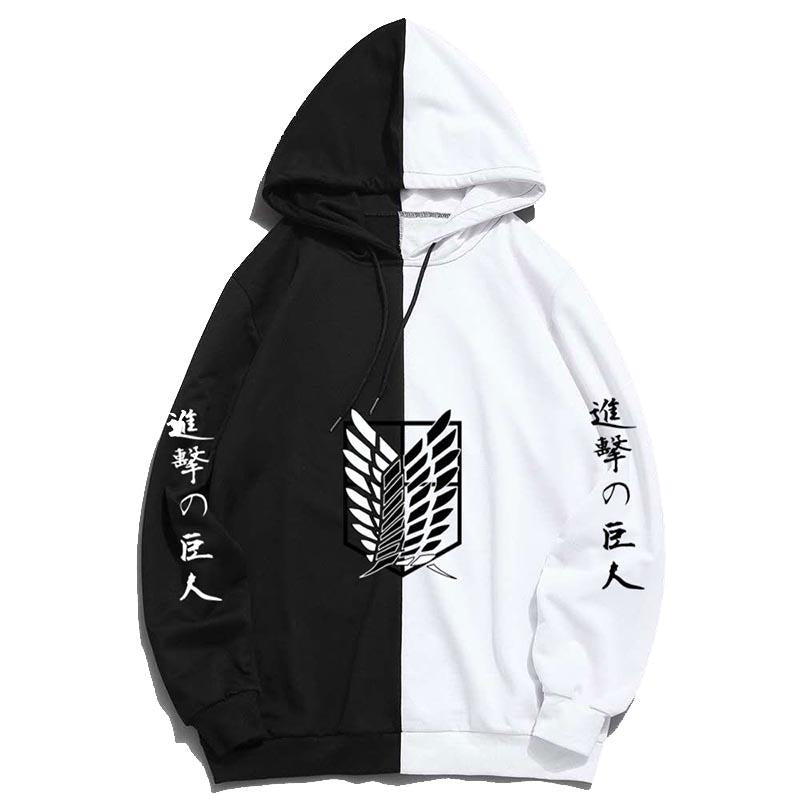Attack on Titan Survey Corps Logo Colorblocked Hoodie