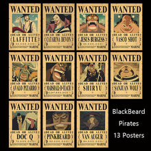 Load image into Gallery viewer, One Piece Wanted Poster Set
